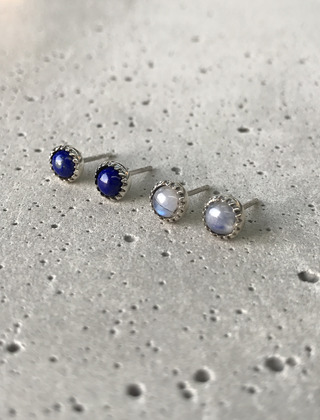 젬스톤 귀걸이 gemstone earrings - 2 types