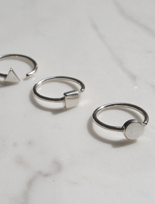 figure knuckle rings / 3 types