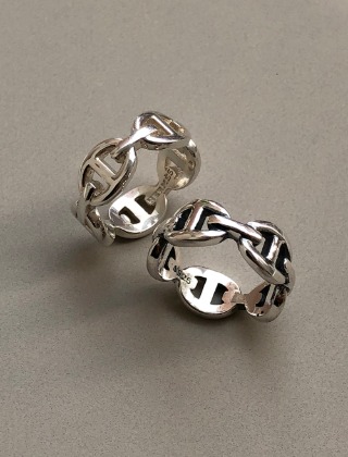 샹달 체인 반지 chaine d&#039;ancre chain ring