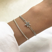 별 체인 팔찌 star chain bracelet