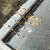 스테디 링크 체인 팔찌 steady link chain bracelet