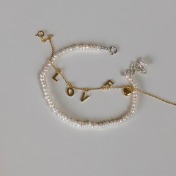 4 mm 담수진주 팔찌 fresh-water pearl bracelet