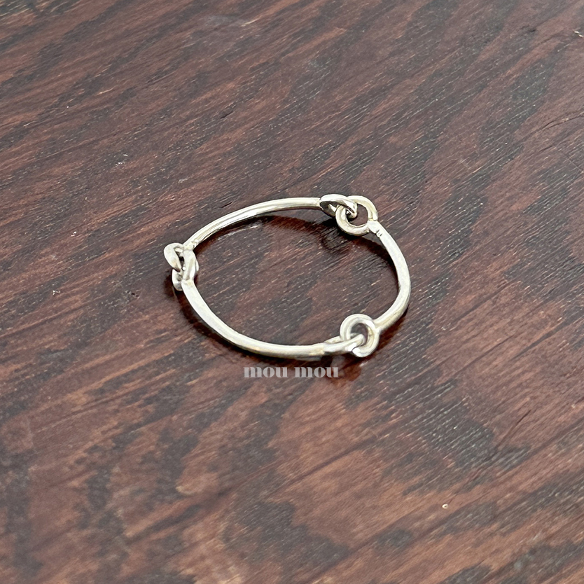 와이어 링크 반지 wire linked ring