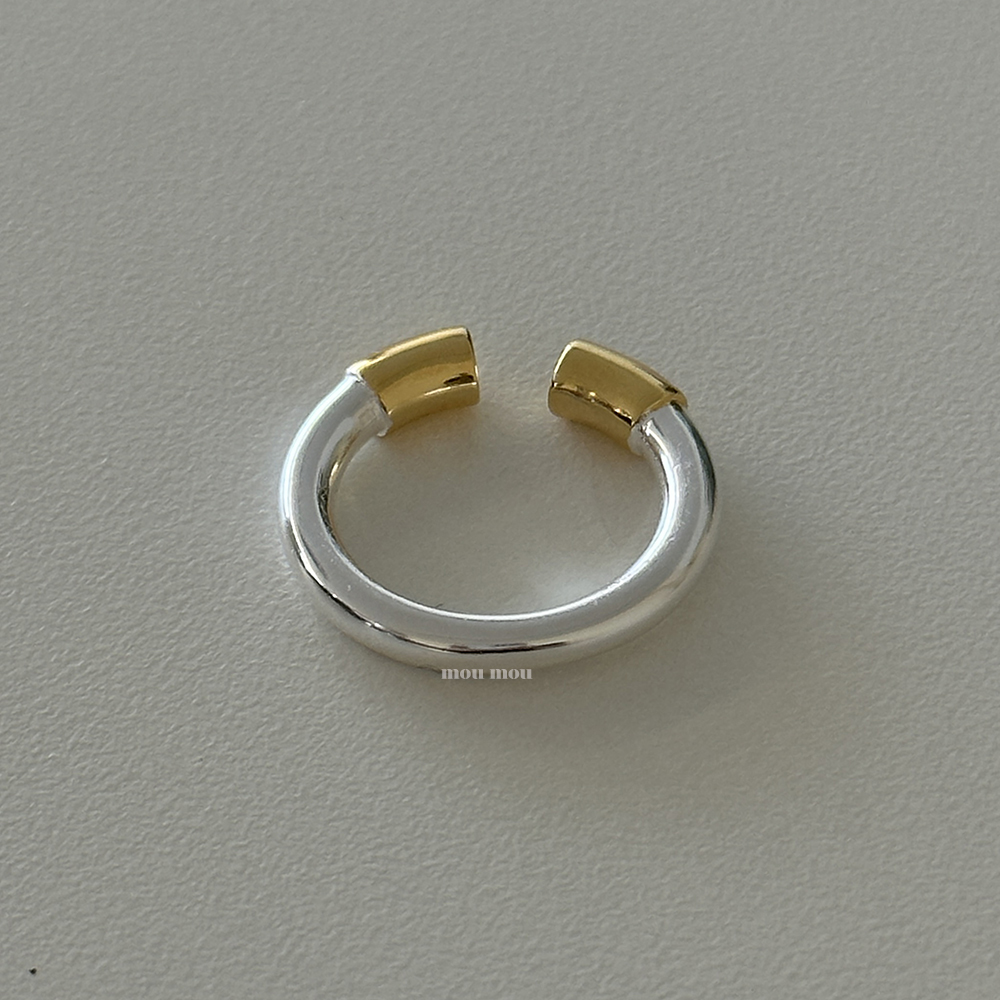 플레인 3 mm 콤비 애끼 반지 plain 3 mm pinky ring